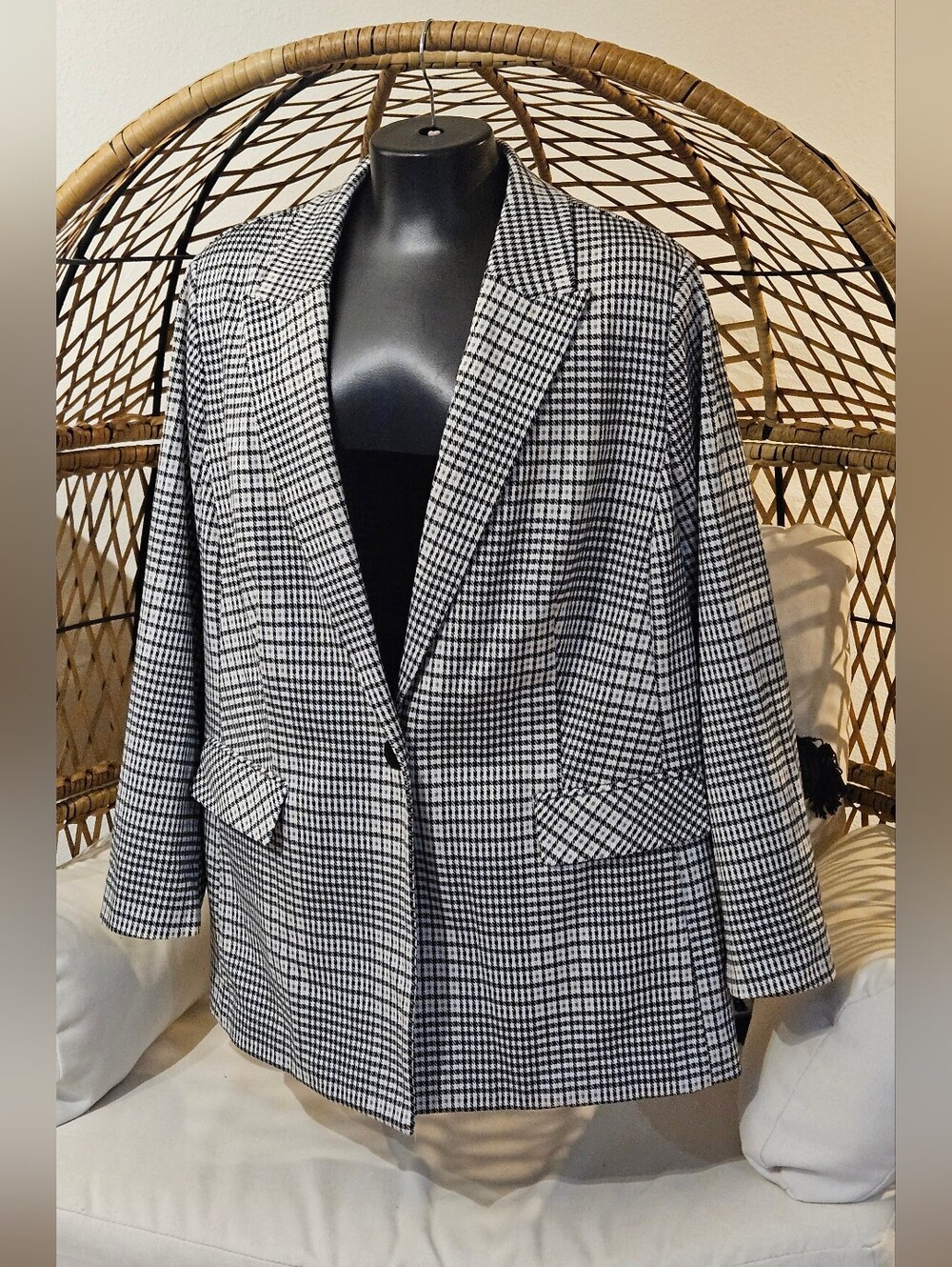 Addition ELLE Houndstooth Blazer